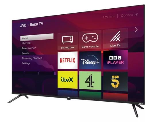 JVC LT-50CR530 Roku TV 50" Smart 4K Ultra HD TV