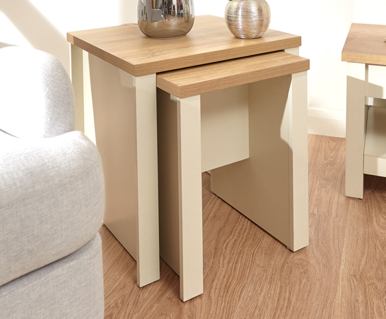 Lachlan Nesting Tables- Cream