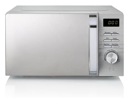 Grey 700W Digital Microwave