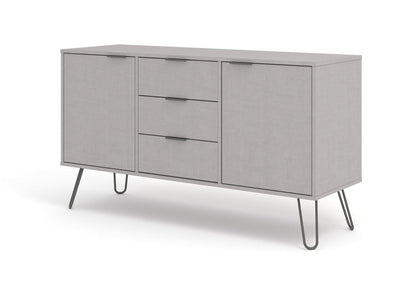 Austin Grey Medium Sideboard with 2 Doors, 3 Drawers
