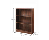 Low Wide Bookcase-Walnut