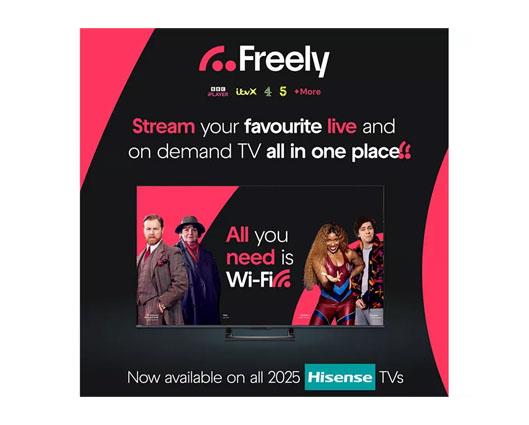 HISENSE A6Q 55" LED 4K HDR Smart TV with Freely - 55A6QTUK