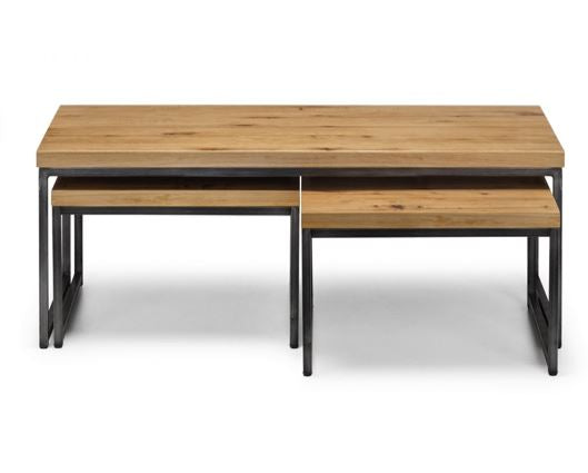 Theodore Oak Nesting Coffee Tables