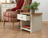Lachlan Lamp Table-Cream
