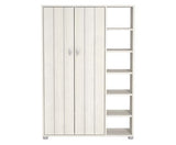 Bryn Tall Shoe Cabinet- White