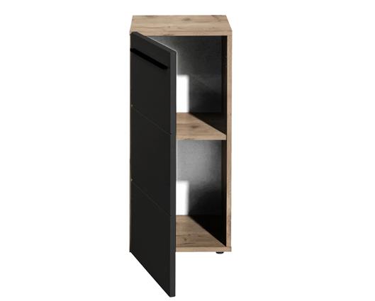 Vista Storage Cabinet Viking Oak & Black