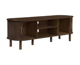 Axel Fluted TV Unit - Walnut