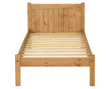 Maya Single Bed - Distressed Waxed Pine