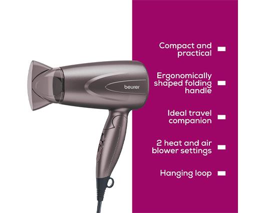 BEURER HC 17 Travel Hair Dryer