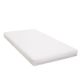 Seren Cot Bed + Breathable Mattress - White
