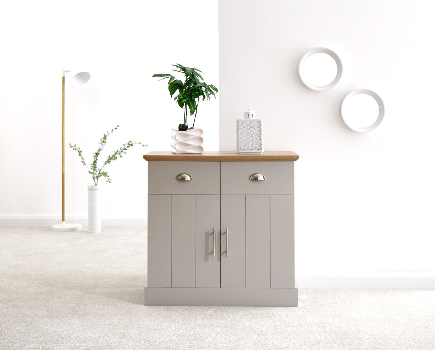 Kinsley Compact Sideboard-Grey