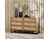 Petra 6 Drawer Chest- Oak