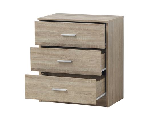 Original 3 Drawer Chest-Oak