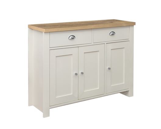 Harper 3 Door 2 Drawer Sideboard - Cream
