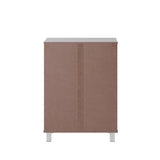 Euston 2 Door Shoe Cabinet - Light Grey