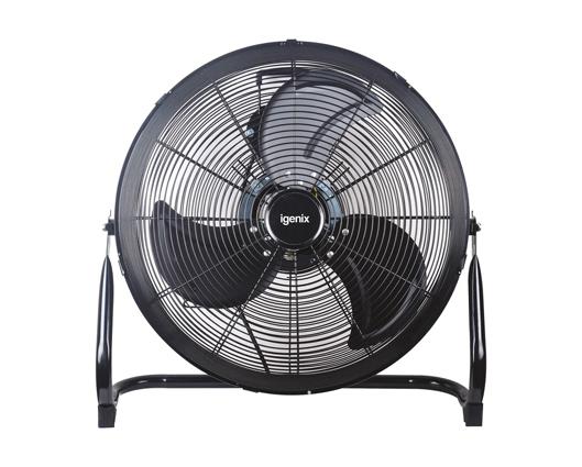 Igenix 18" Black Floorstanding Air Circulator