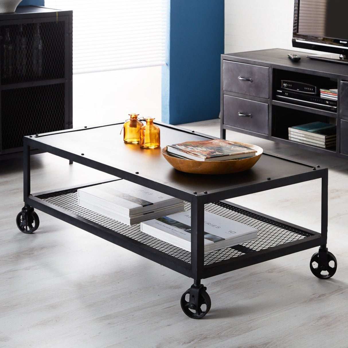 Black Iron Coffee Table
