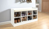 Kayleigh Shoe Bench-White