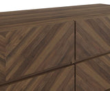 Ciaro 3+3 Drawer Chest- Royal Walnut