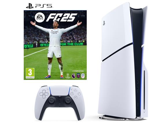 Sony Playstation 5 Slim Disc Console with FC25