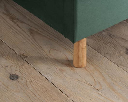 Loxley Small Double Bed - Green