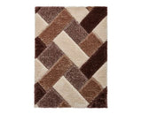 Oakley Beige/Brown - 80cm x 150cm