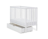 Space Saver Cot, Under Drawer & Eco Plus Foam Mattress-White