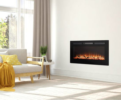 Orson Inset/Wall Mounted Fire, 42"
