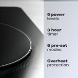 Daewoo 2200W Single Induction Hob