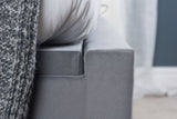 Cologne King Ottoman Bed - Grey