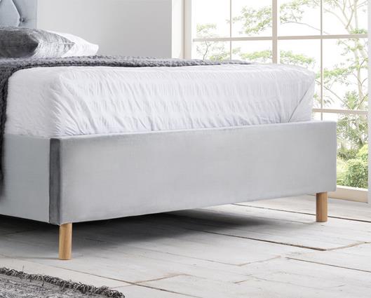 Luxton Ottoman Double Bed - Grey