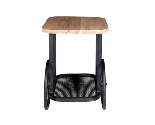 Carrie Wheel End Table