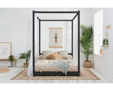 Darwin Four Poster King Bed - Black