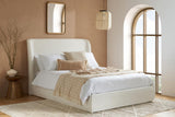 Lanis King Ottoman Bed - Cream