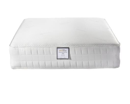 Spring 30cm Seasons Deluxe 1000 Pocket Spring Hypoallergenic Mattress (30cm Depth ...