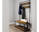Beau Coat Rack- Dark Oak
