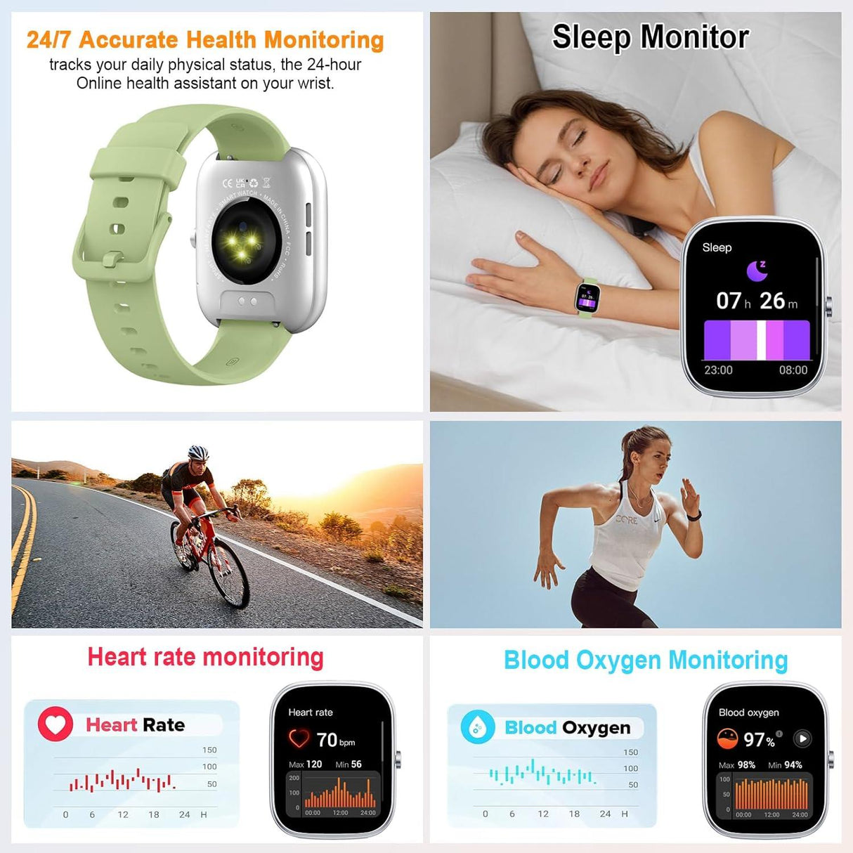 Smart Watch - Sage Green