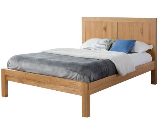 Bellevue Double Bed - Oak