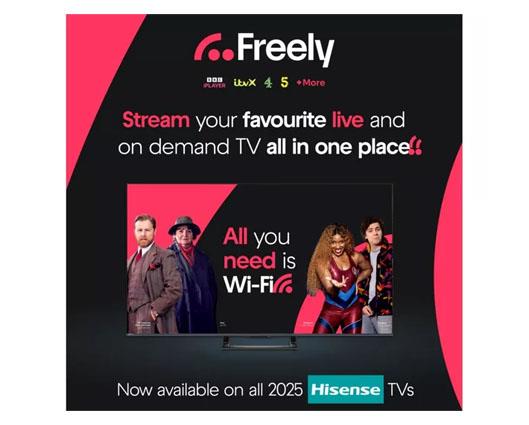 HISENSE E6Q 50" LED 4K HDR Smart TV with Freely