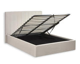 Aylen Ottoman Storage Bed Oatmeal - Double
