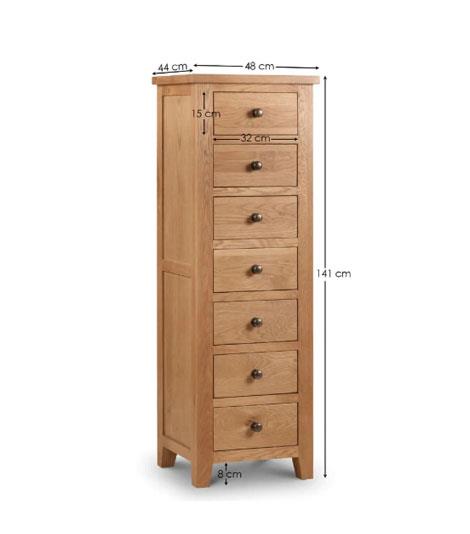 Marley 7 Drawer Tall Chest