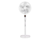 Igenix 16" Digital DC Motor Pedestal Fan - White