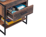 Burr Nightstand with 1 Drawer