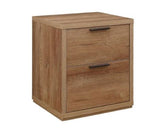 Sullivan 2 Drawer Bedside Table - Oak