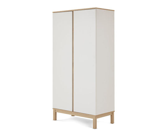 Alina Double Wardrobe - White