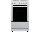 Statesman DELTA50W 50cm Single Cavity Electric Cooker with Solid plate Hob