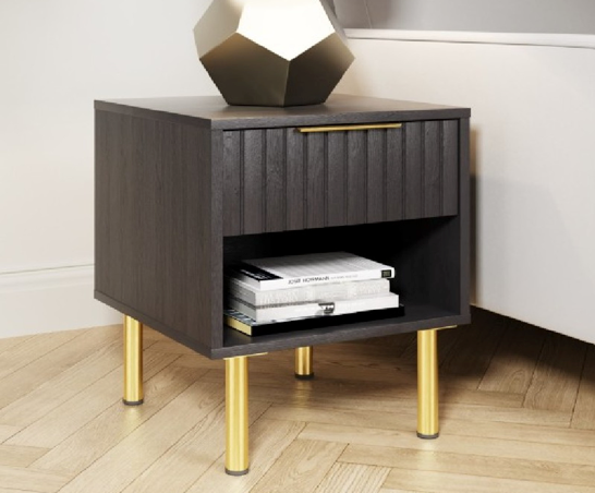 Nova Lamp Table- Black