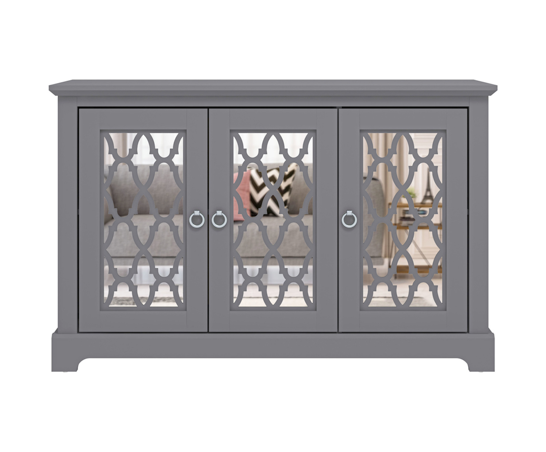 Hector 3 Door Sideboard- Grey