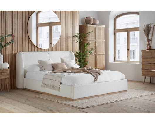 Eden King Bed - White