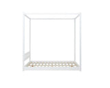 Darwin Four Poster King Bed - White